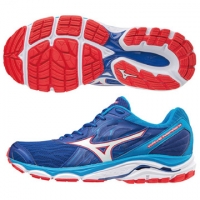 MIZUNO WAVE INSPIRE 14 BLEUE   Chaussures de running homme pas cher