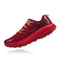 HOKA ONE ONE  SPEEDGOAT 2 ROUGE  Chaussures de trail pas cher