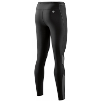 SKINS  DNAMIC THERMAL WOMENS LONG TIGHT  NOIR Collant compressif chaud pas cher