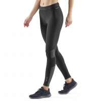 SKINS  DNAMIC THERMAL WOMENS LONG TIGHT  NOIR Collant compressif chaud pas cher
