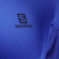 SALOMON AGILE + SS TEE SURF THE WEB  Tee shirt de running pas cher