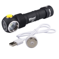 ARMYTEK WIZARD MAGNET USB  Lampe frontale rechargeable pas cher