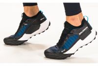 SALOMON S/LAB GENESIS BLACK ET BLUE DANUBE Chaussures de trail pas cher