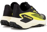 SALOMON GENESIS BLACK ET SULPHUR Chaussures de trail pas cher