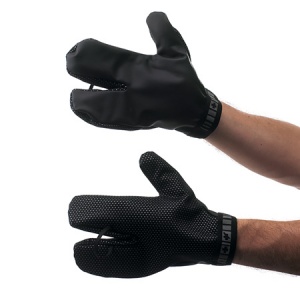 ASSOS SUR GANTS AIRBLOCK  799 3 DOIGTS LOBSTERSHELL NOIRS Gants vélo Assos