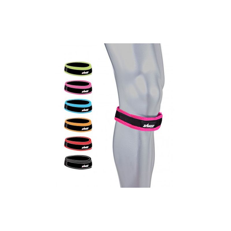 ZAMST JK BAND NOIR ET ROSE Soutien du tendon rotulien