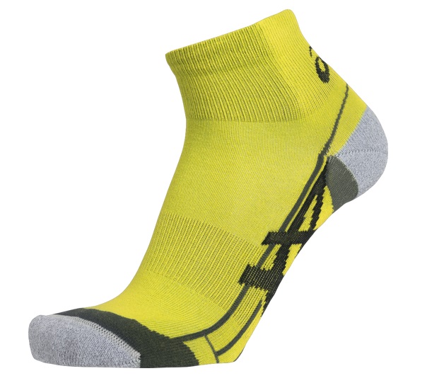 ASICS 2000 SERIES LOW CUT SOCK ELECTRIC LIME Chaussettes running asics