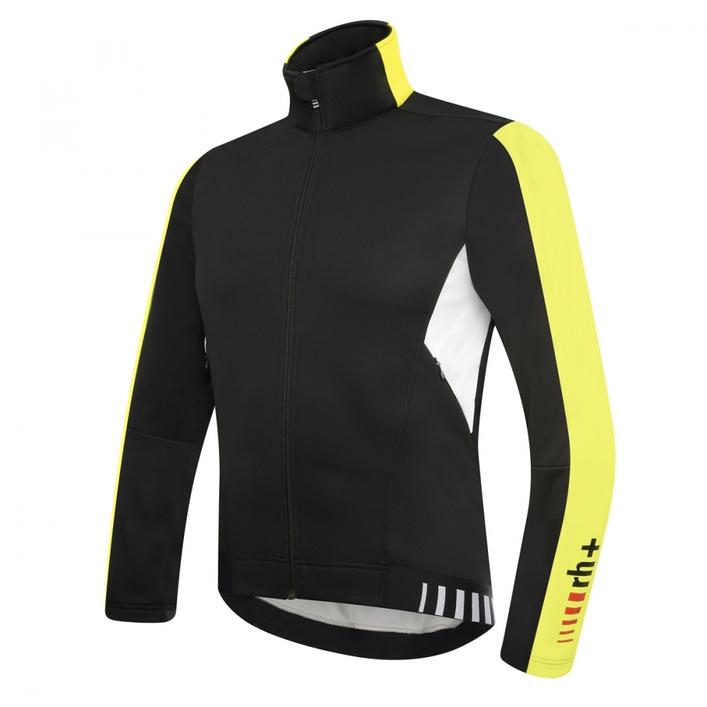 ZERO RH+ CREEK JACKET NOIRE ET JAUNE Veste thermique vélo