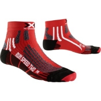 XSOCKS  SPEED TWO ROUGE  Chaussettes running xsocks pas cher