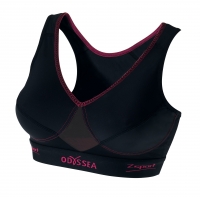 ZSPORT BRASSIERE ODYSSEA NOIRE ET ROSE  Sous-Vêtement Technique Femme
