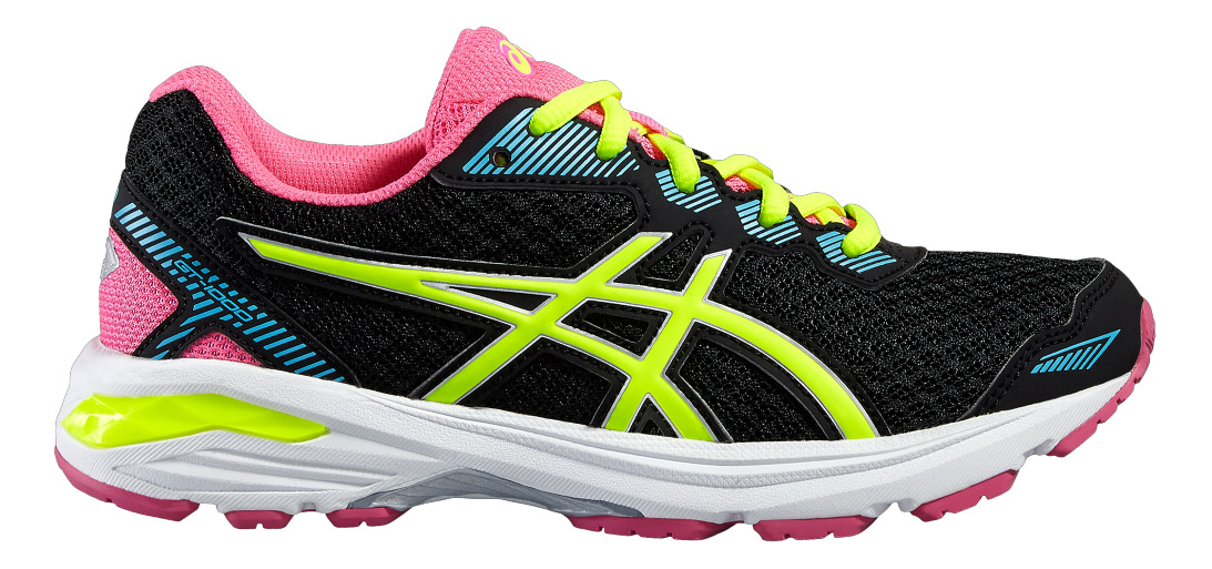 ASICS GEL GT 1000 5 GS NOIRE ET ROSE  Chaussures Running Junior