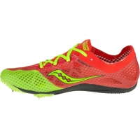 SAUCONY ENDORPHIN JAUNE ET ORANGEPointes d athlétisme pas cher