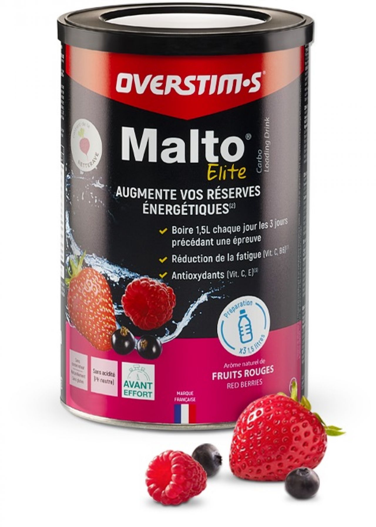 OVERSTIMS MALTO ELITE   Dietetique avant effort