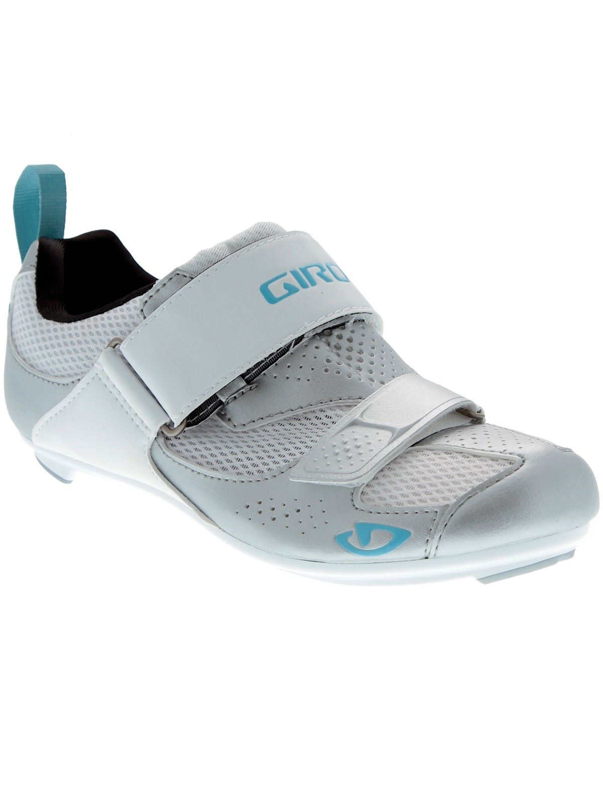 GIRO FLYNT TRI BLANCHE ET ARGENTE Chaussures de triathlon femme