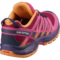 SALOMON XA PRO 3D J ROSE ET CERISE Chaussures trail Junior pas cher