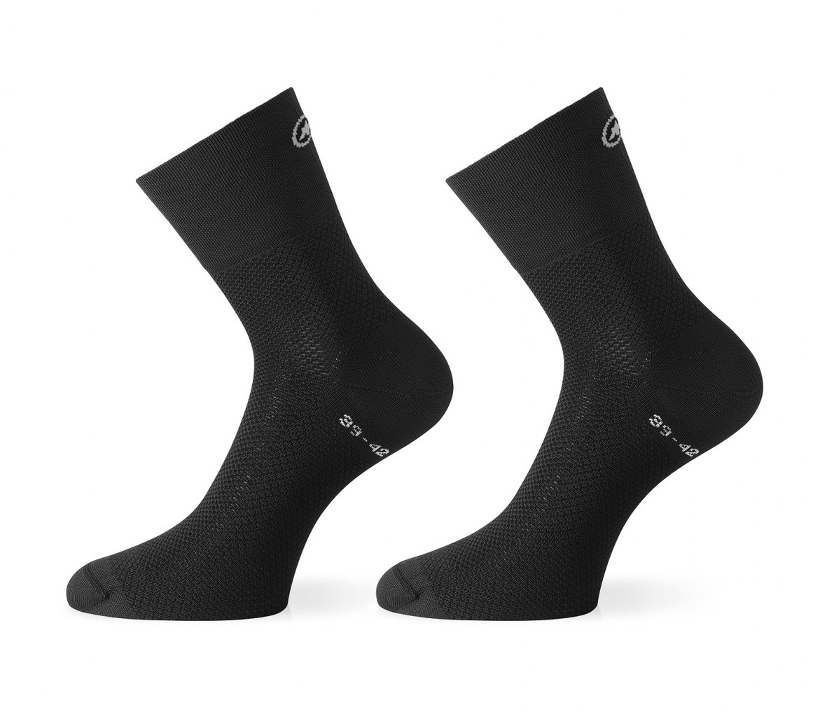 ASSOS GT SOCKS NOIRES   Soquettes vélo Assos