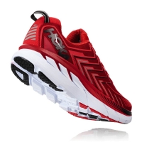 HOKA ONE ONE CLIFTON 4 ROUGE  Chaussures de running pas cher