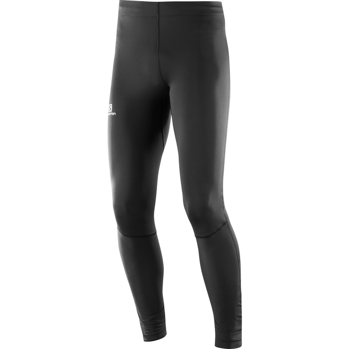 SALOMON AGILE LONG TIGHT NOIR  Collant de running