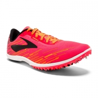 BROOKS MACH 18 ROSE ET ORANGE  Pointes Cross ou Piste