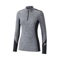 MIZUNO VIRTUAL BODY G2 HZ GRIS ET NOIR  Sous Vêtement Technique Femme