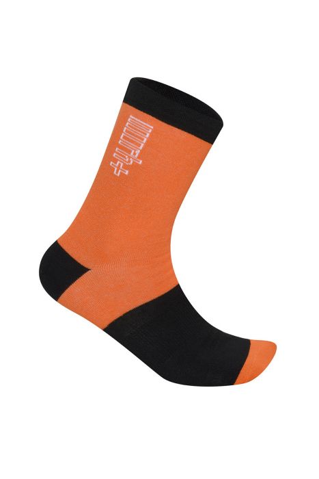 ZERO RH+   CHAUSSETTE ZERO 10  NOIRE ET ORANGE Chaussettes cyclisme