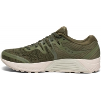 SAUCONY  GUIDE ISO 2 VERTE OLIVE  Chaussures running pas cher