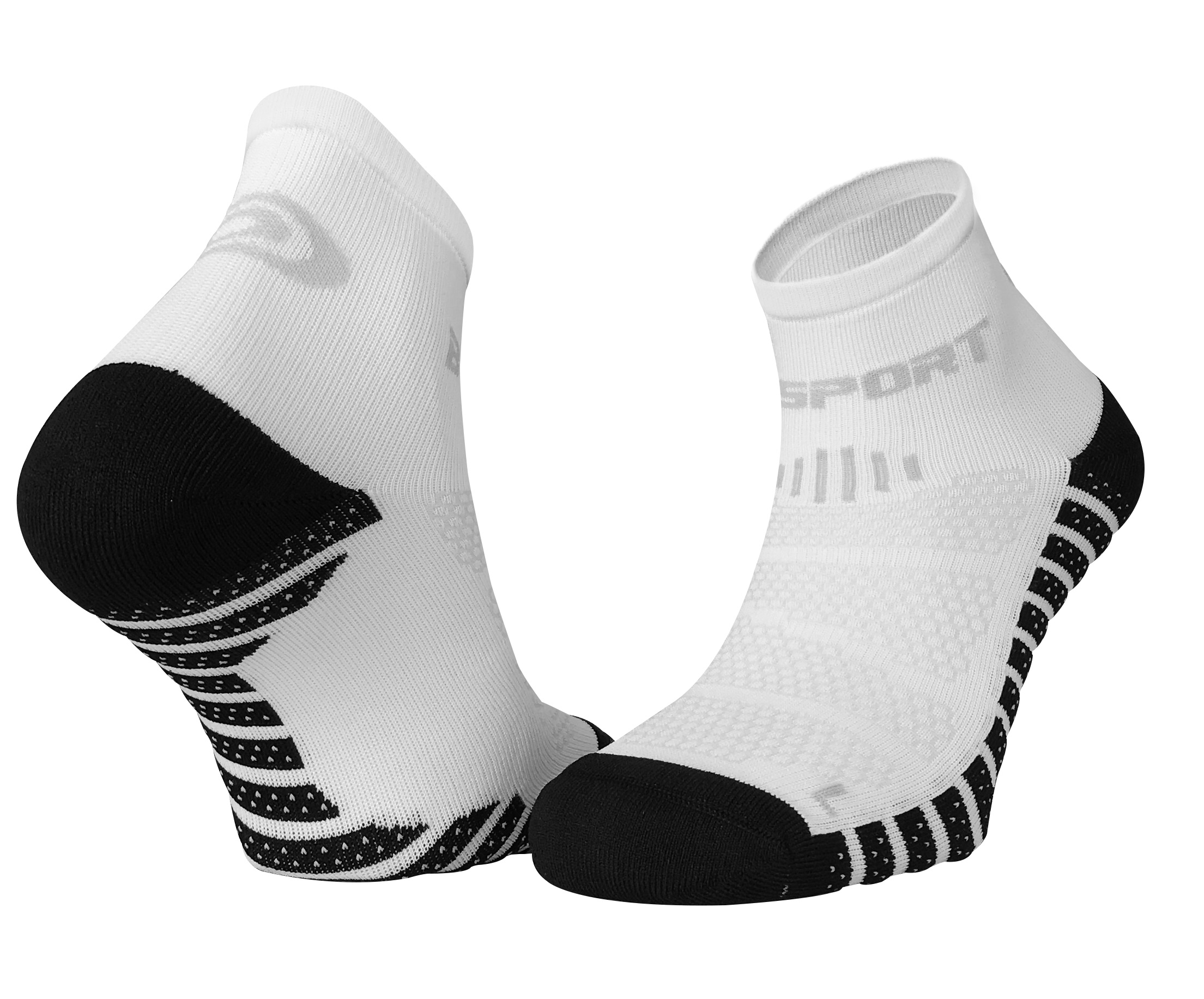 BV SPORT SOCQUETTES SCR ONE EVO BLANCHES  Chaussettes Running BV Sport