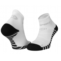 BV SPORT SOCQUETTES SCR ONE EVO BLANCHES  Chaussettes Running BV Sport pas cher