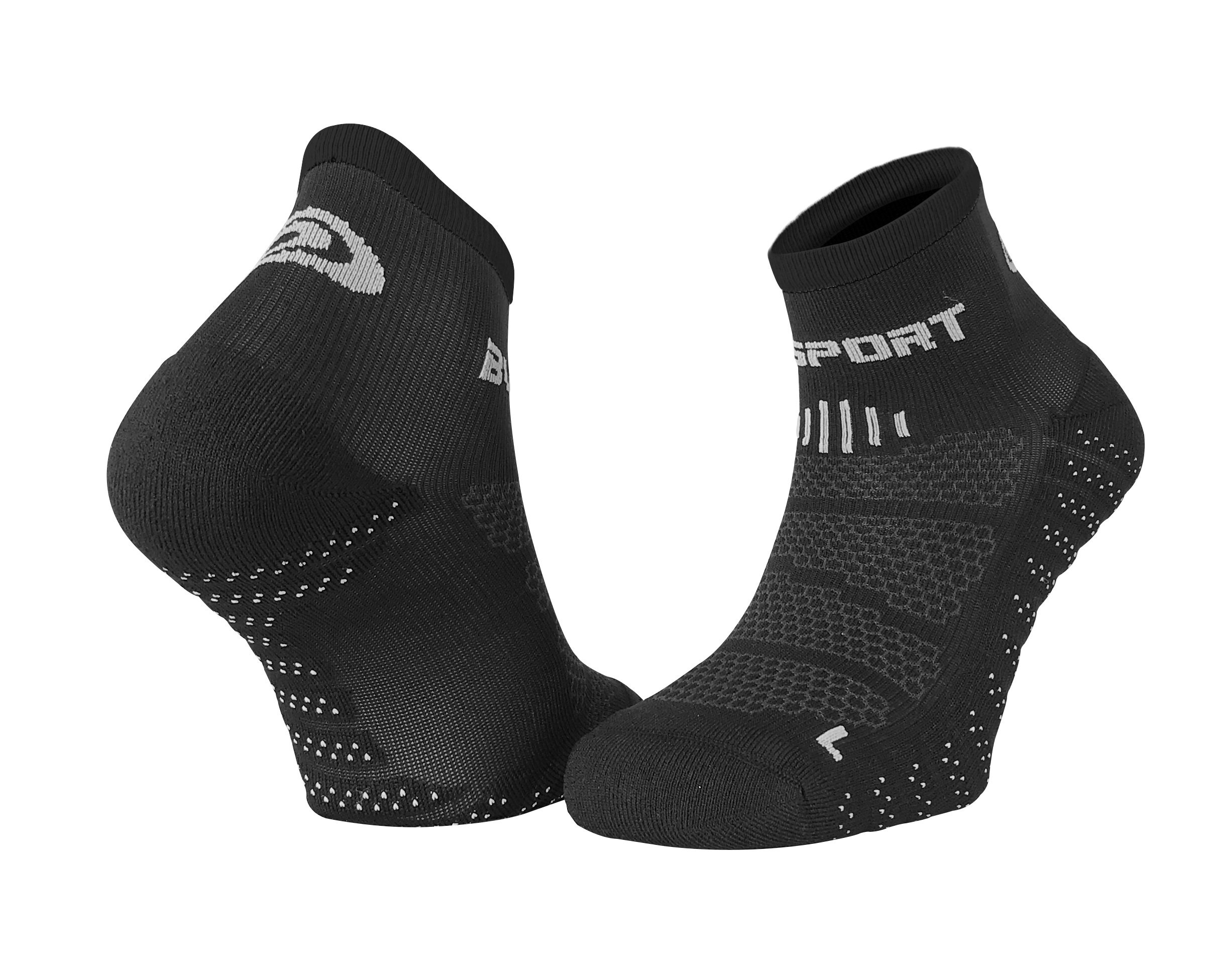 BV SPORT SOCQUETTES SCR ONE EVO NOIRES Chaussettes Running BV Sport