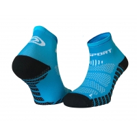 BV SPORT SOCQUETTES SCR ONE EVO BLEUES Chaussettes Running BV Sport pas cher