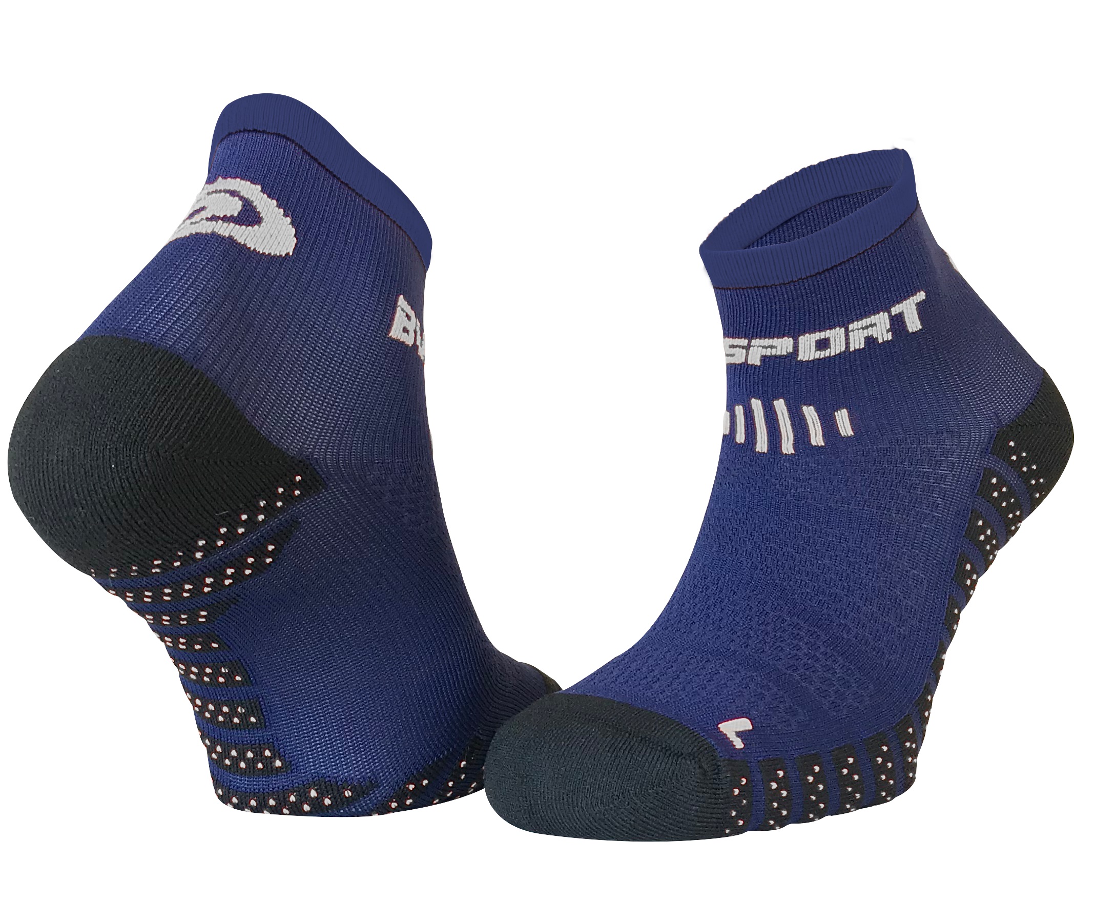 BV SPORT SOCQUETTES SCR ONE EVO BLEUES MARINE  Chaussettes Running BV Sport