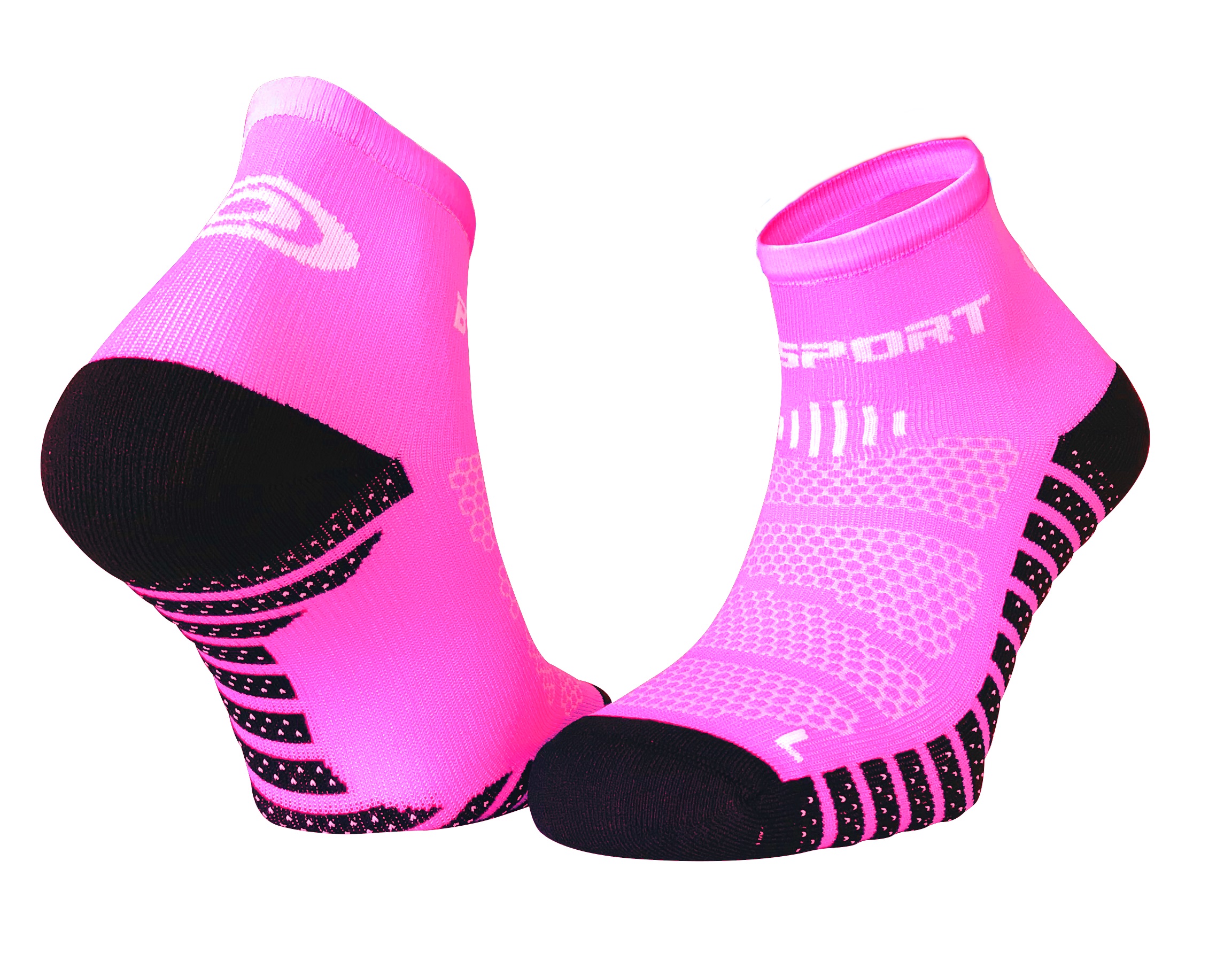 BV SPORT SOCQUETTES SCR ONE EVO ROSES Chaussettes Running BV Sport