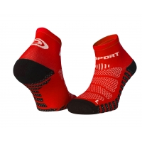 BV SPORT SOCQUETTES SCR ONE EVO ROUGES Chaussettes Running BV Sport pas cher