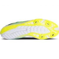 SAUCONY ENDORPHIN 2 BLEUE ET JAUNE  Pointes d athlétisme pas cher