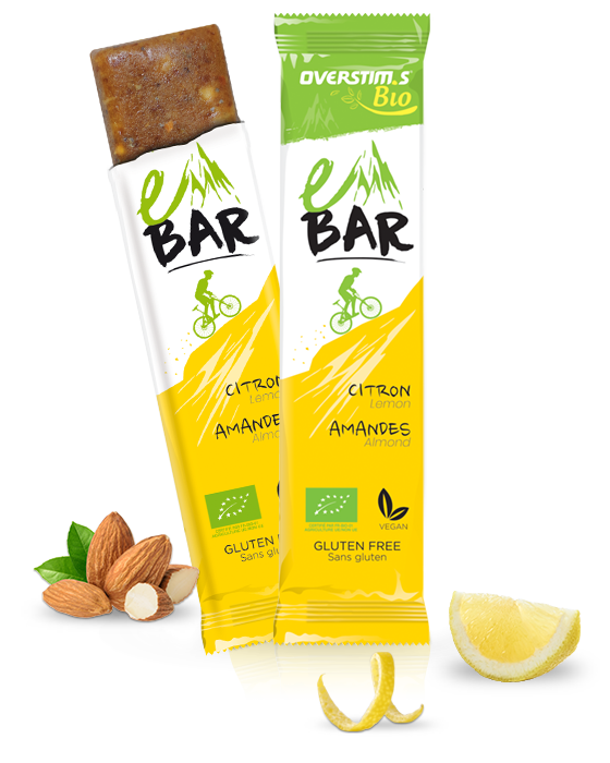OVERSTIMS E BAR BIO CITRON AMANDES Barres energetiques