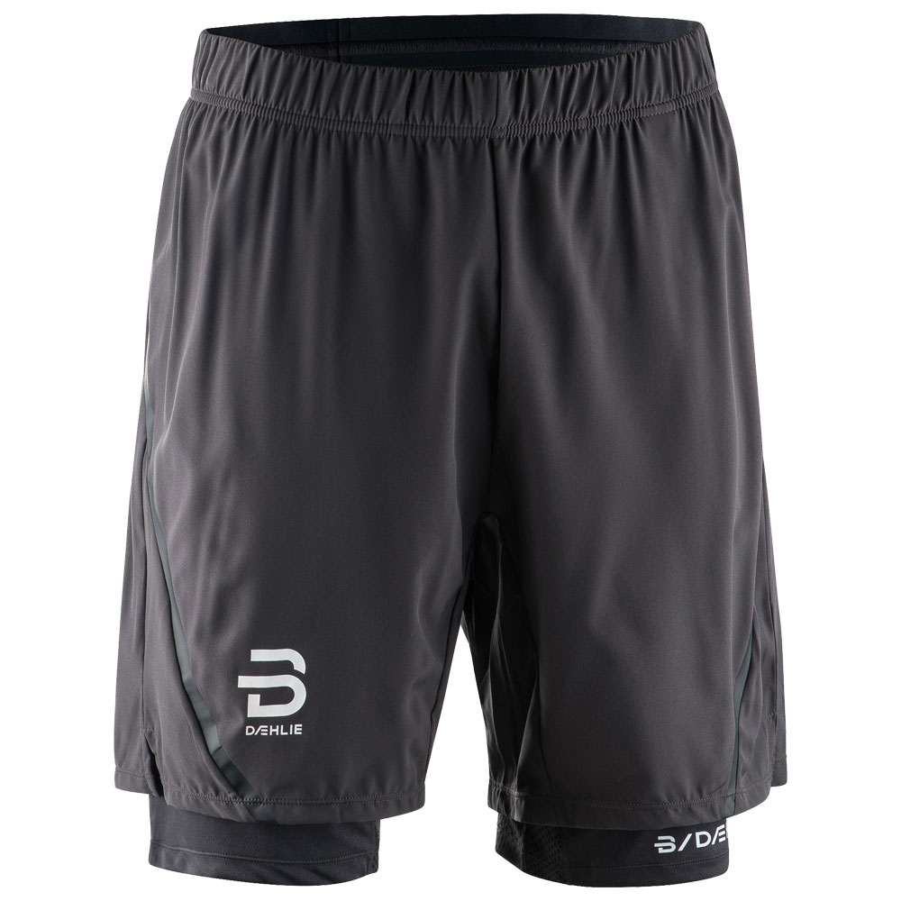 DAEHLIE SHORT OXYGEN 2 EN 1 NOIR   Short Running Homme