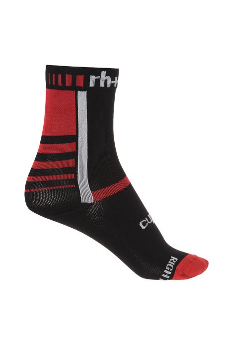 ZERO RH+   CHAUSSETTES CUPRON 20 ROUGES ET NOIRES Chaussettes cyclisme