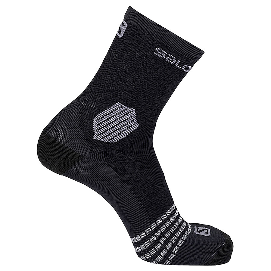 SALOMON NSO  LONG RUN  NOIRE  Chaussettes de running