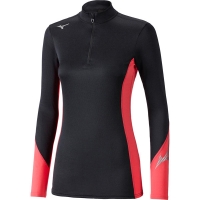MIZUNO VIRTUAL BODY G2 HZ NOIR ET CORAIL  Sous Vêtement Technique Femme
