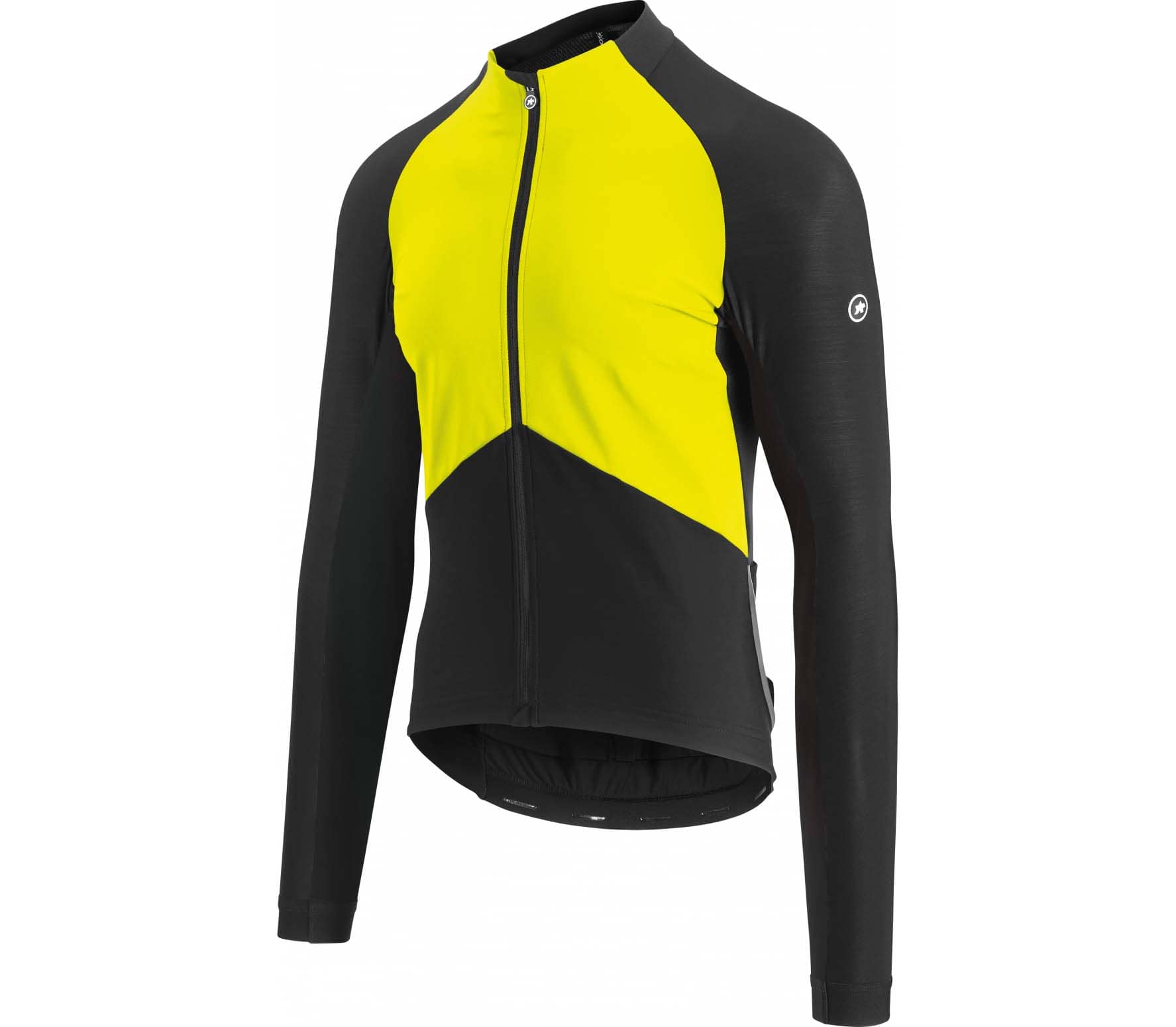 ASSOS MILLE GT JACKET SPRING FALL NOIRE ET JAUNE FLUO Veste vélo