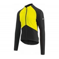 ASSOS MILLE GT JACKET SPRING FALL NOIRE ET JAUNE FLUO Veste vélo pas cher