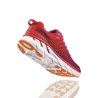 HOKA ONE ONE CLIFTON 6 POPPY RED Chaussures de running pas cher