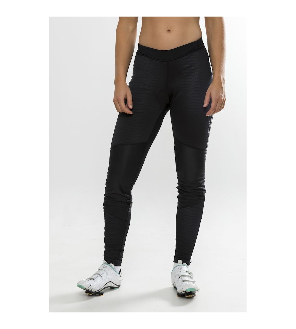 Cuissard Cyclisme Femme FDX Avec Gel Rembourré - Legging été, Tailles XS à 2XL, Noir