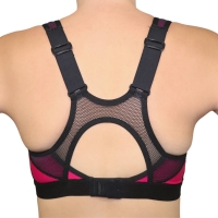 ZSPORT BRASSIERE VITALITY  NOIRE ET ROSE Sous-Vêtement Technique Femme pas cher