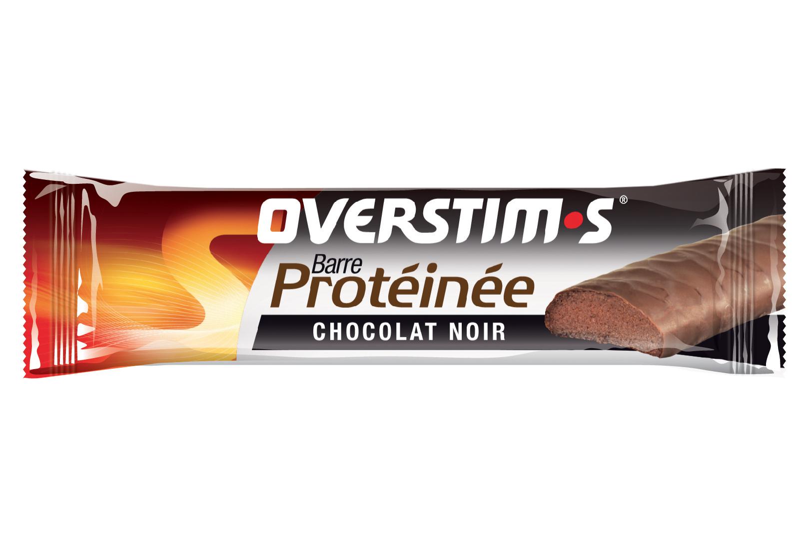 OVERSTIMS BARRE PROTEINEE CHOCOLAT NOIR