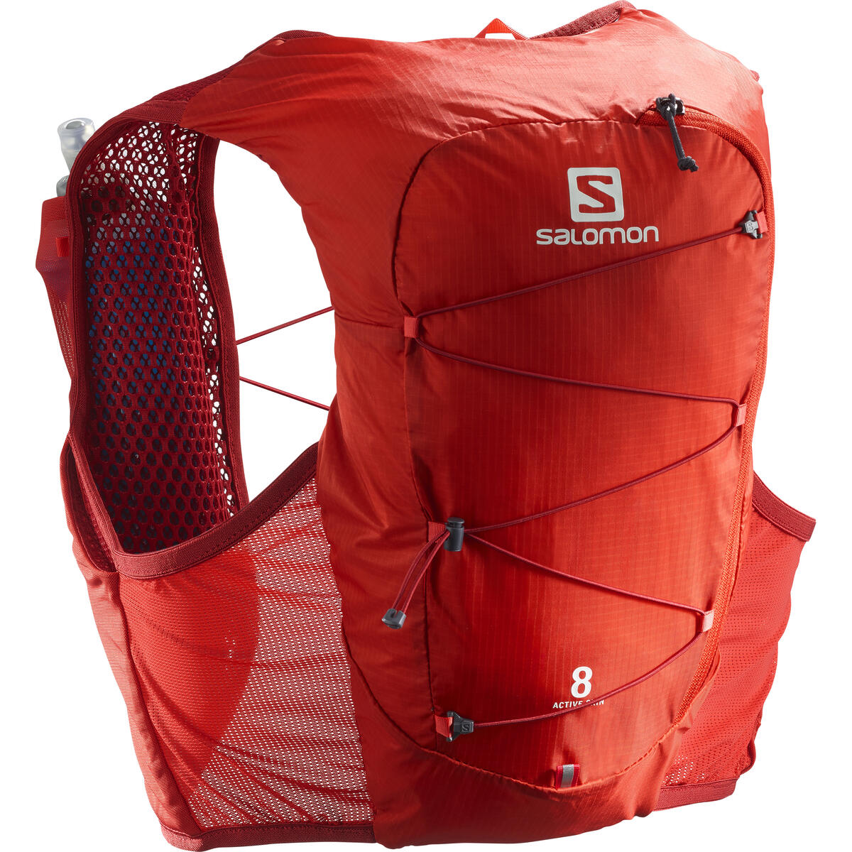 SALOMON ACTIVE SKIN 8 SET ROUGE Sac à dos trail