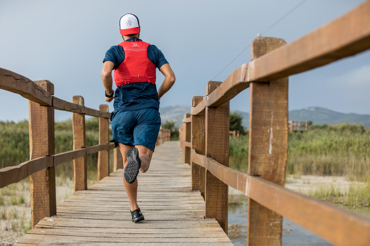 SALOMON ACTIVE SKIN 8 SET ROUGE Sac à dos trail