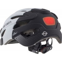 CAIRN CASQUE FUSION NOIR ET BLANC Casque vélo pas cher