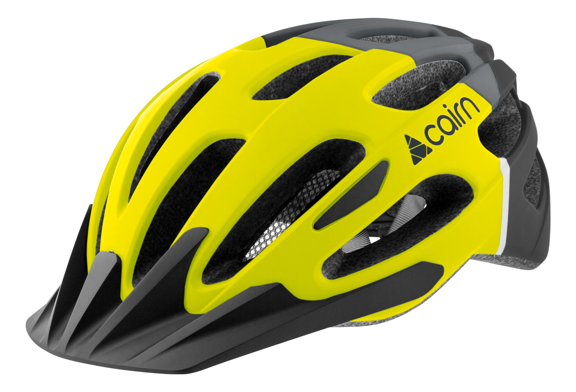 CAIRN PRISM XTR JAUNE FLUO   Casque vélo