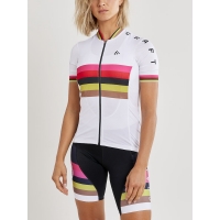 CRAFT HALE  GRAPHIC JERSEY FEMME  Maillot vélo femme pas cher